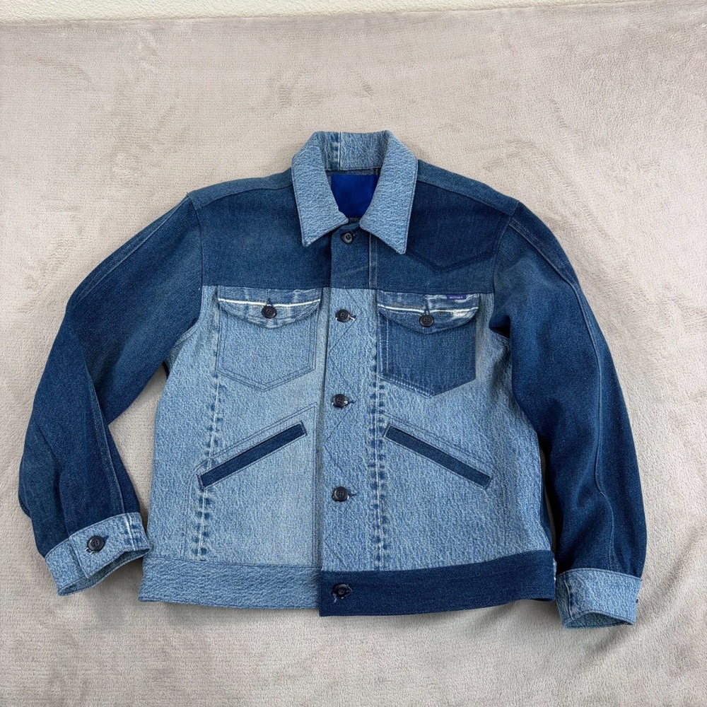 Superior MOTHER The Mountain Drifter Denim Jacket in Bue Blues Women Medium $348